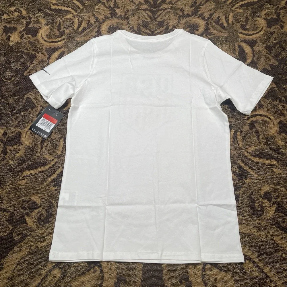 Team USA Soccer Crest White Nike Athletic Cut T-Shirt Youth Size Large New A
